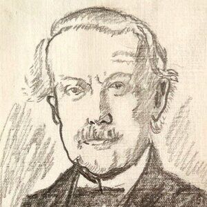 Jerome Eisenberg UK PM Lloyd George 1925 Original Art Pencil 1/1 Signed DWN8C